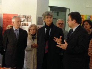 Il Presidente Paolo Calistri con il Dott. Edoardo Romoli e il Dott. Gino Terrezza