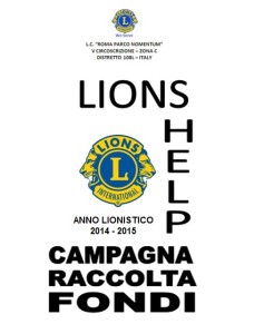 LIONS HELP LOGO ANNO 2014-2015